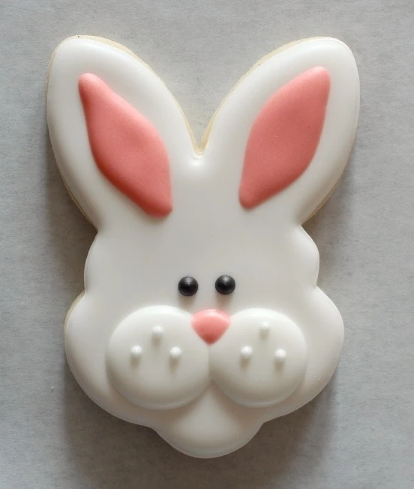 Best Springtime Cookies Bunny Face