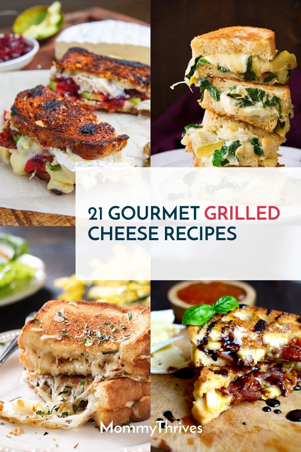 Delicious Grilled Cheese Sandwiches - Gourmet Grilled Cheese Sandwiches - Fancy Grilled Cheese Sandwich Recipes