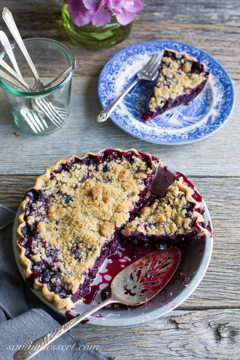 Practically Perfect Pies - Blueberry Crumble Pie