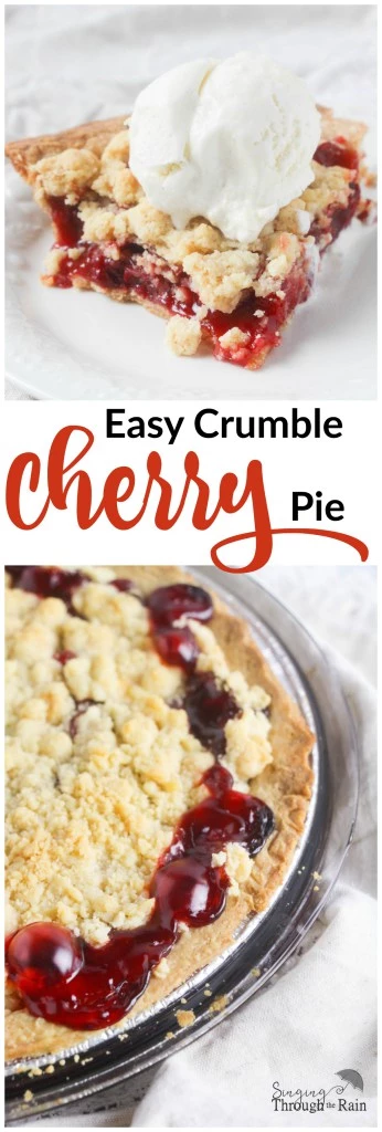 Practically Perfect Pies - Easy Crumble Cherry Pie