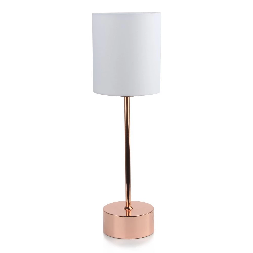 Snag This Look - Blush and Grey Bedroom - Rose gold lamps