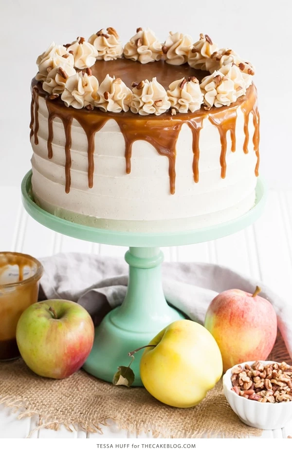 35 Cake Recipes - Apple Toffee Crunch Cake