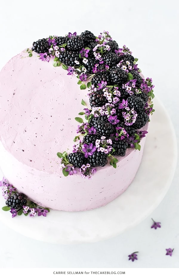 35 Cake Recipes - Blackberry Lime Cake
