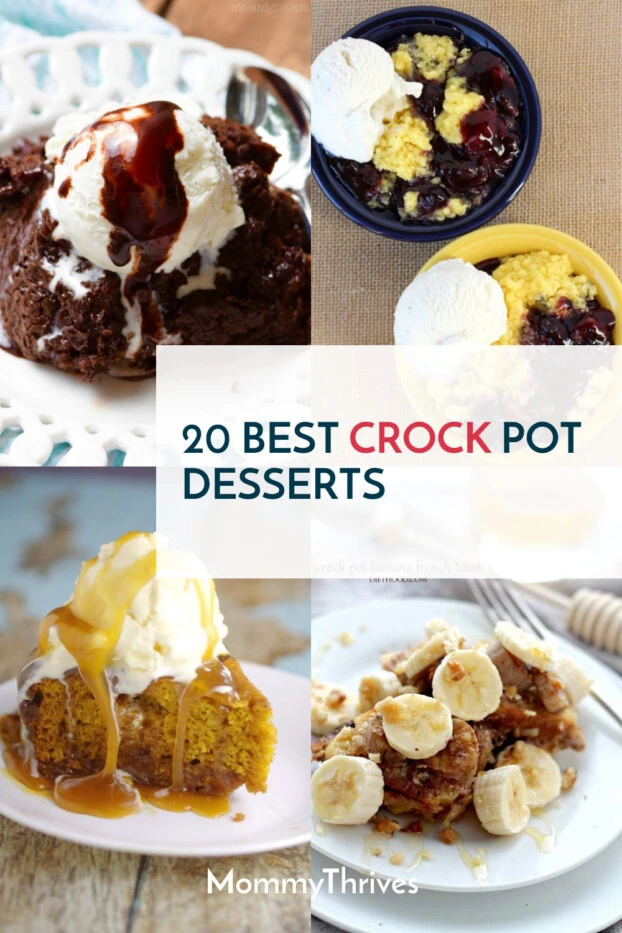 Easy Dessert Recipes in a Slow Cooker - Slow Cooker Dessert Recipes - Simple Crock Pot Desserts For Weeknights