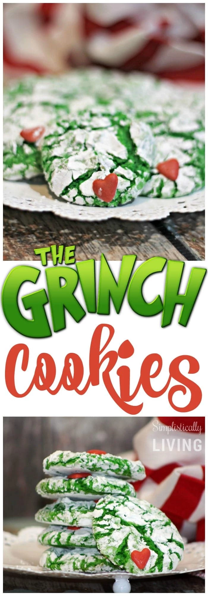 20 Festive Christmas Desserts - Grinch Cookies