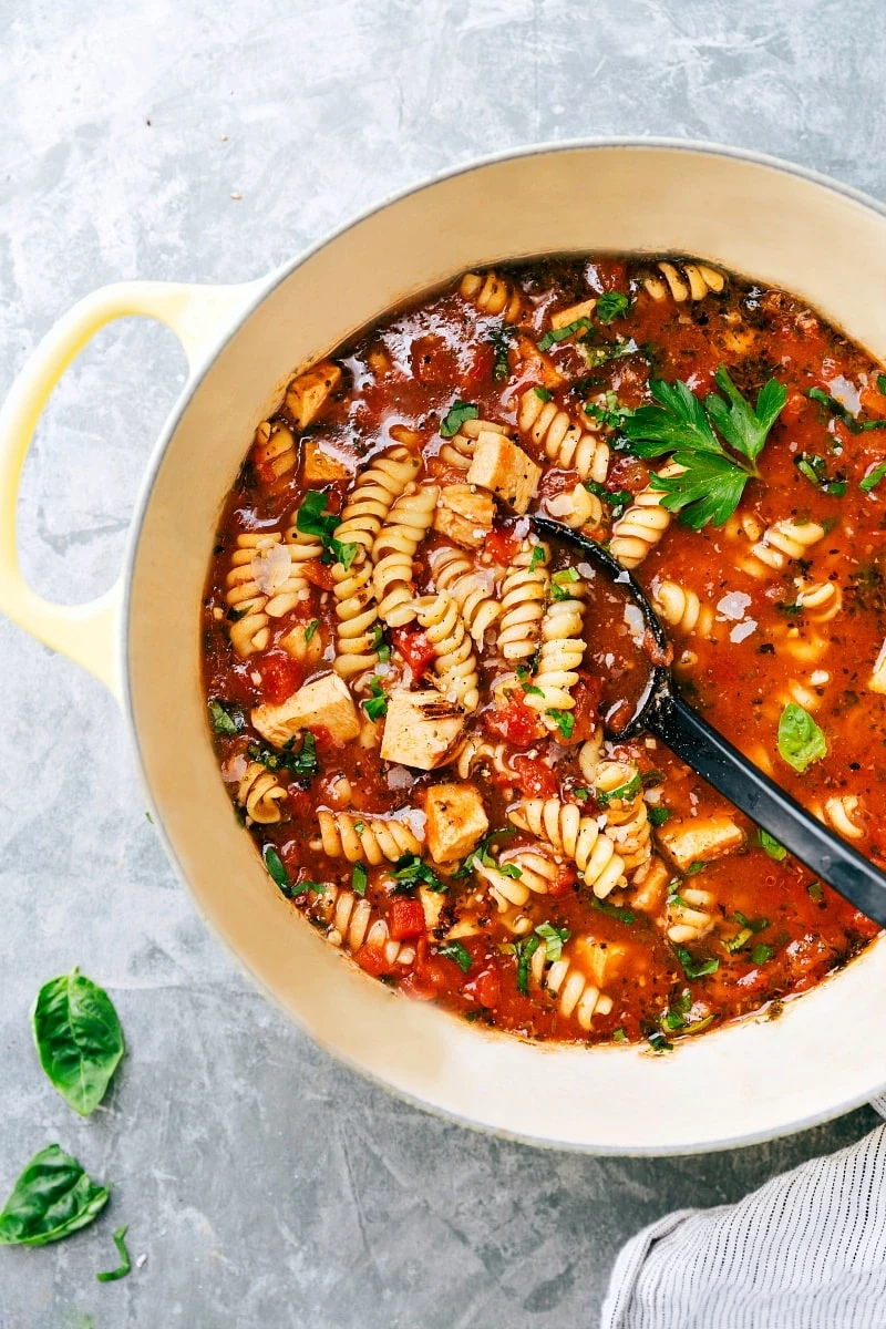 21 Delicious Soup Recipes - 20 Minute Chicken Parmesan Soup
