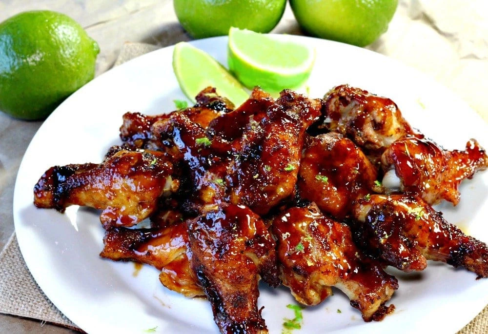 42 Amazing Super Bowl Appetizers - Cajun Honey Lime Chicken Wings