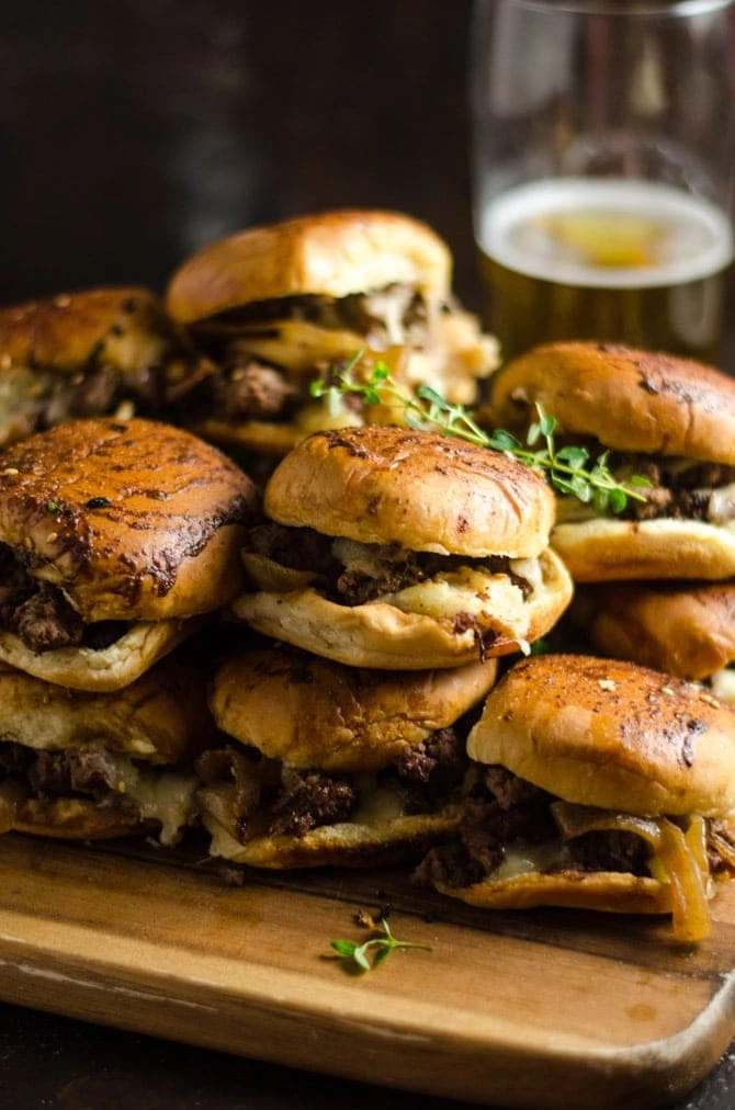 42 Amazing Super Bowl Appetizers - French Onion Sliders