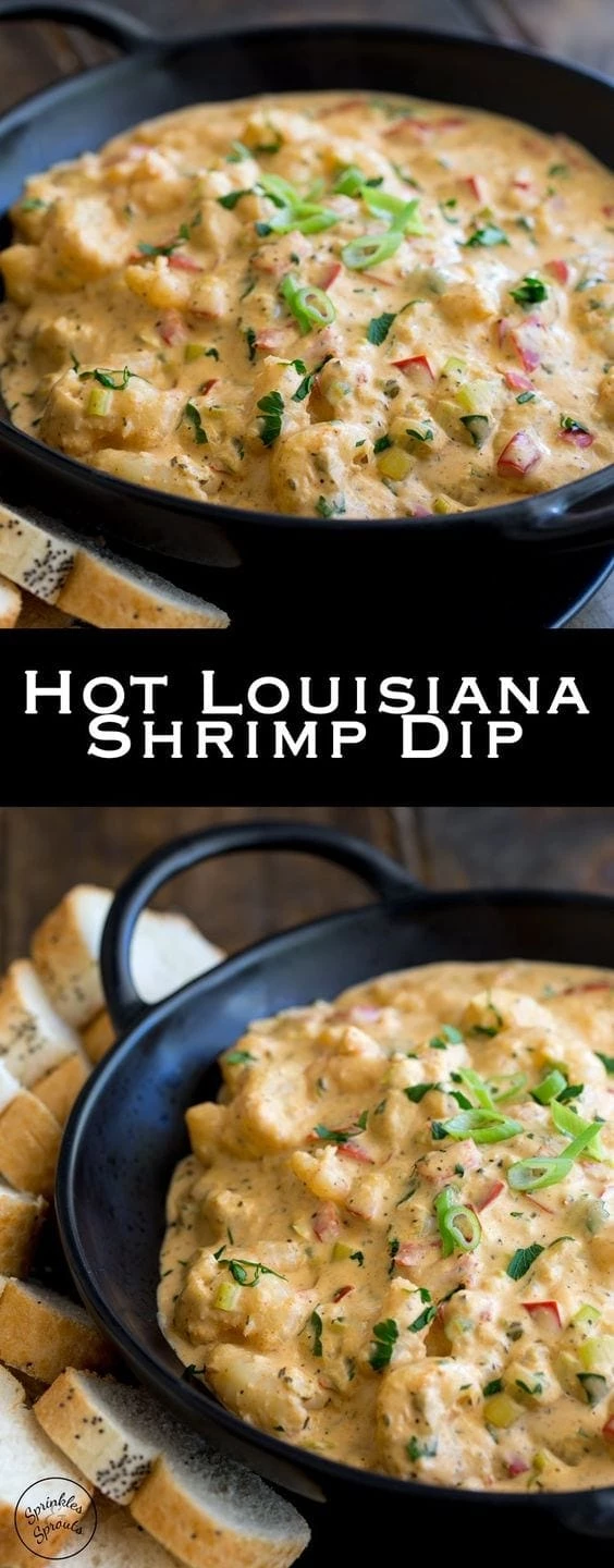 42 Amazing Super Bowl Appetizers - Hot Louisiana Shrimp Dip