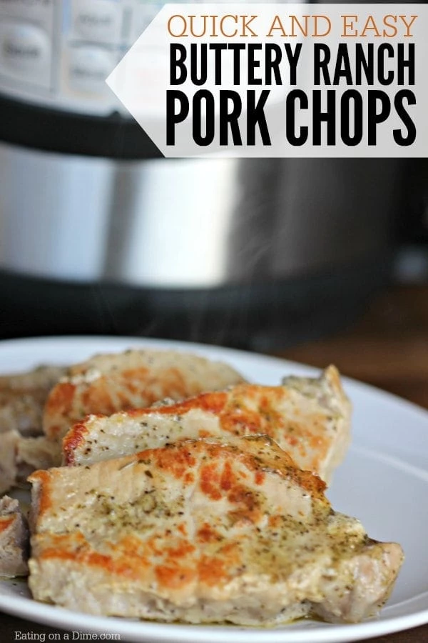 22 Instant Pot Meals - Plus Must Know Tips From Instant Pot Superstar Food Bloggers - Boneless Pork Chops