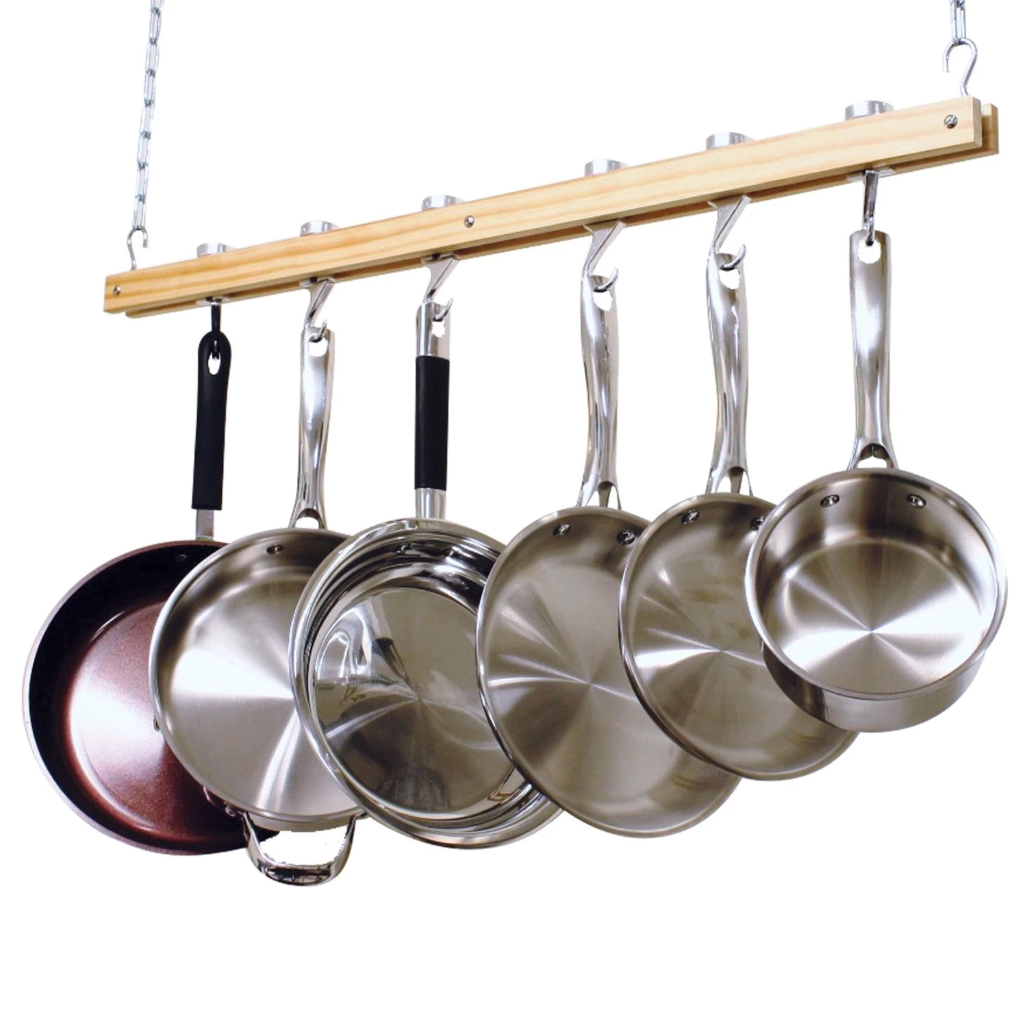 How to Organize your Pots and Pans - Hanging pot rack