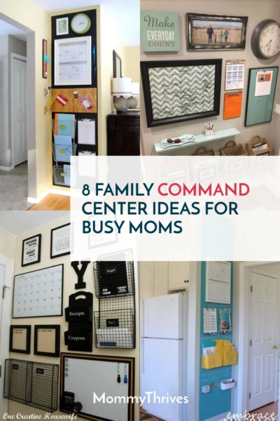 Family Command Center Ideas - Family Command Center Wall Ideas - Small Family Command Center Ideas