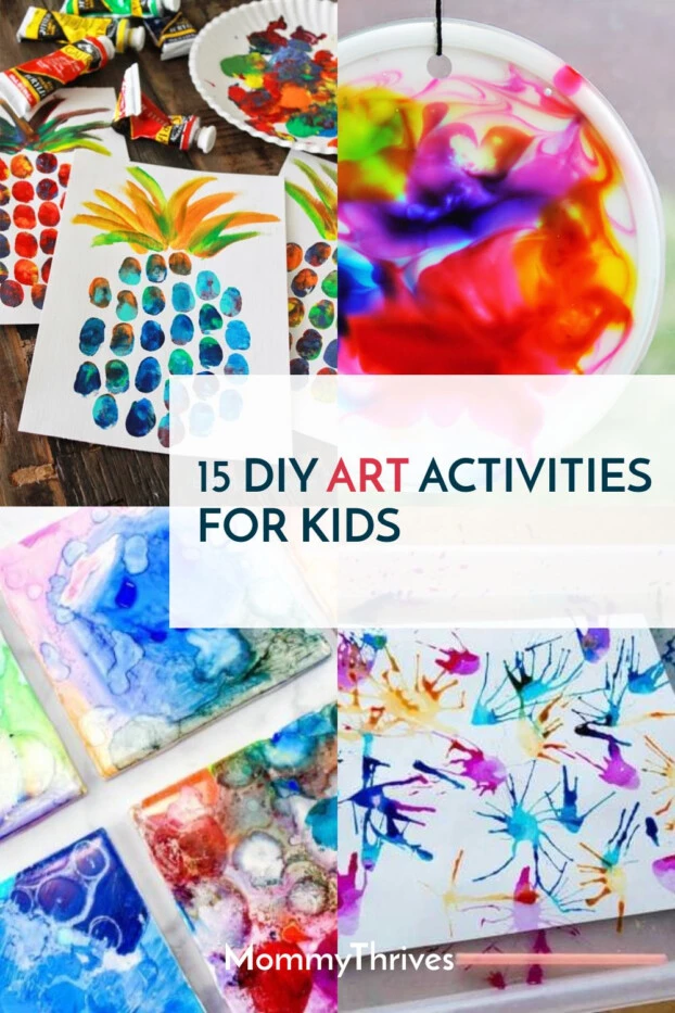 Art and Craft Projects For Kids - Preschooler Art Projects For Summer - Creative Art Projects For Children