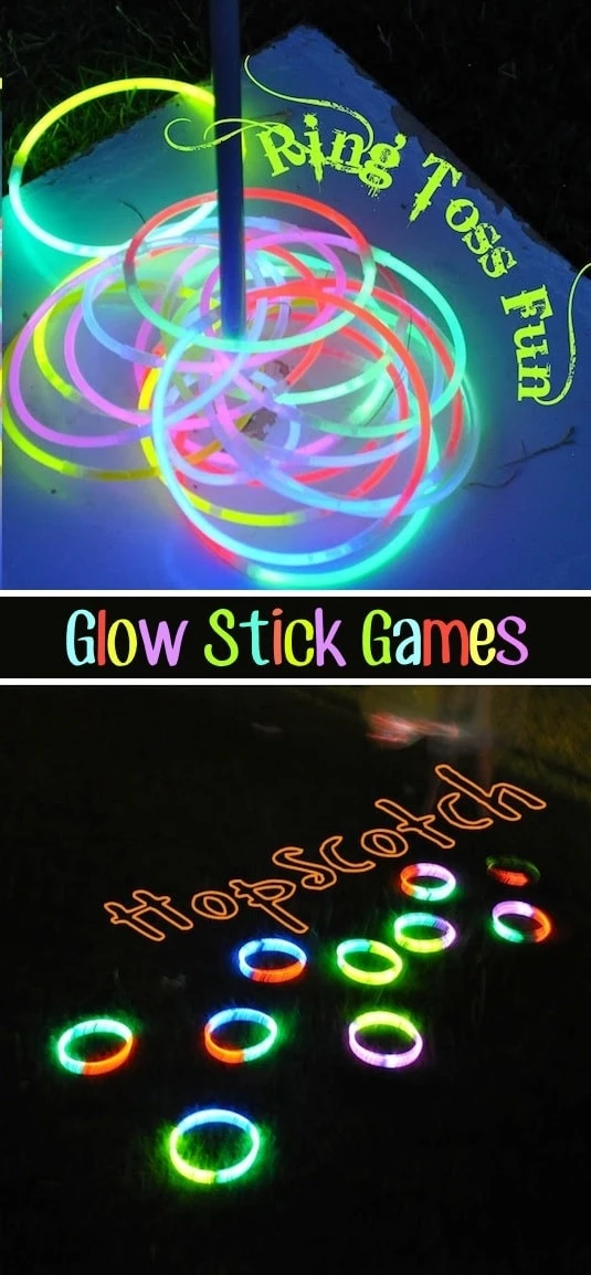 Backyard Activities For Kids - Glow In the Dark