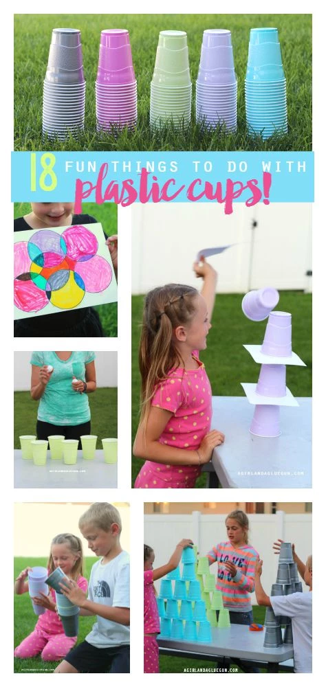 Backyard Activities For Kids - Plastic Cup Games