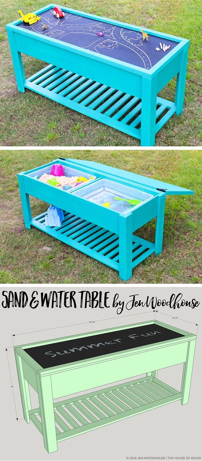 Backyard Activities For Kids - Sand and Water Table