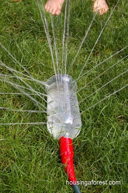 Backyard Activities For Kids - Sprinkler Fun