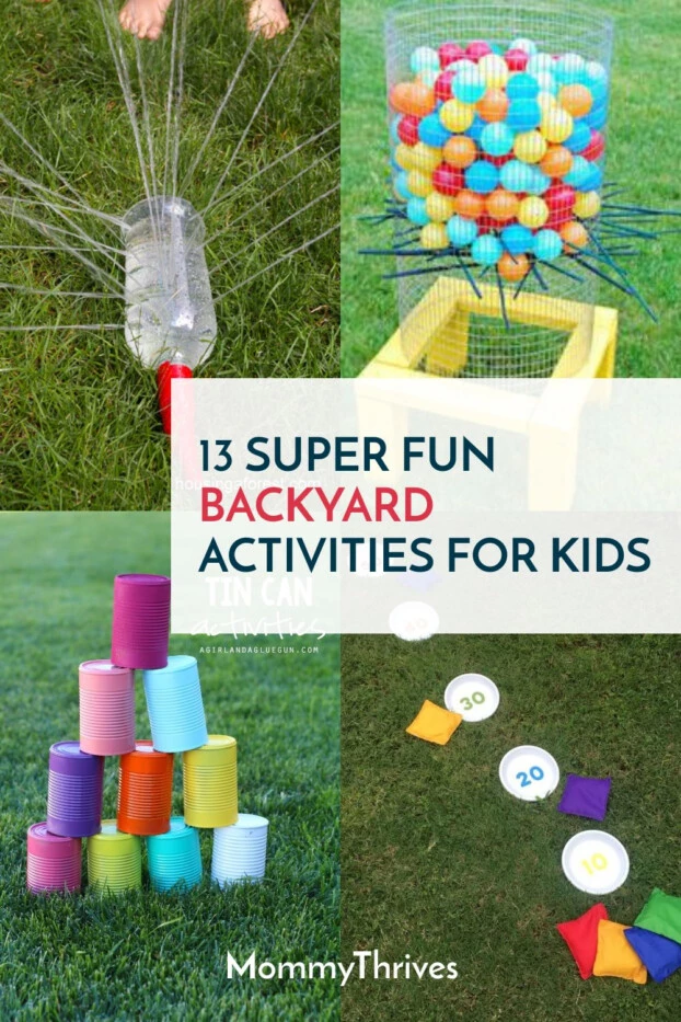 Backyard Activities Your Kids Will Love - Backyard Summer Activities - Outdoor Activities for Kids