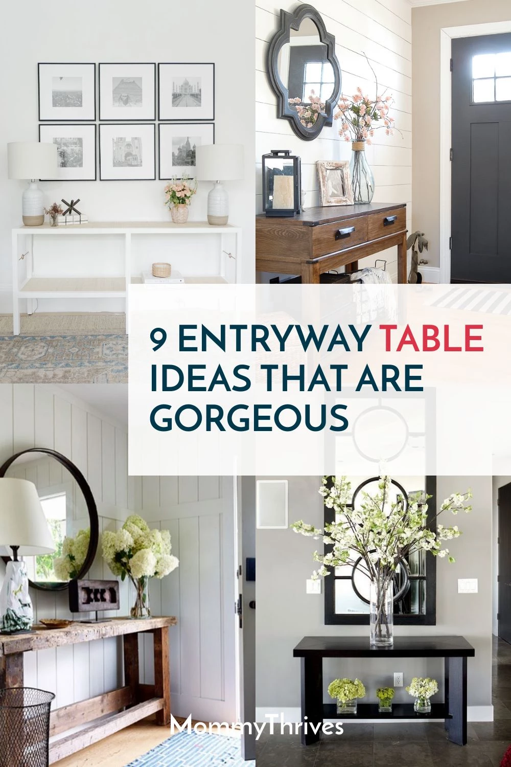 9 Entryway Table Ideas That Are Gorgeous - Mommythrives