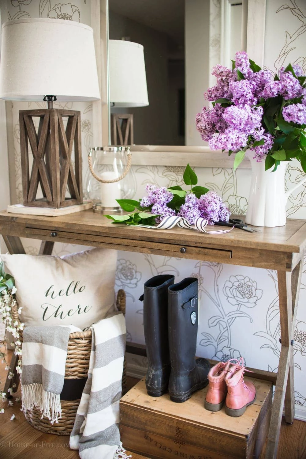Entryway Table - A Touch of Lilac