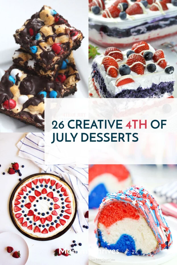 4th of July Desserts for your 4th of July Party - 4th of July Recipes - Easy 4th Of July Recipes