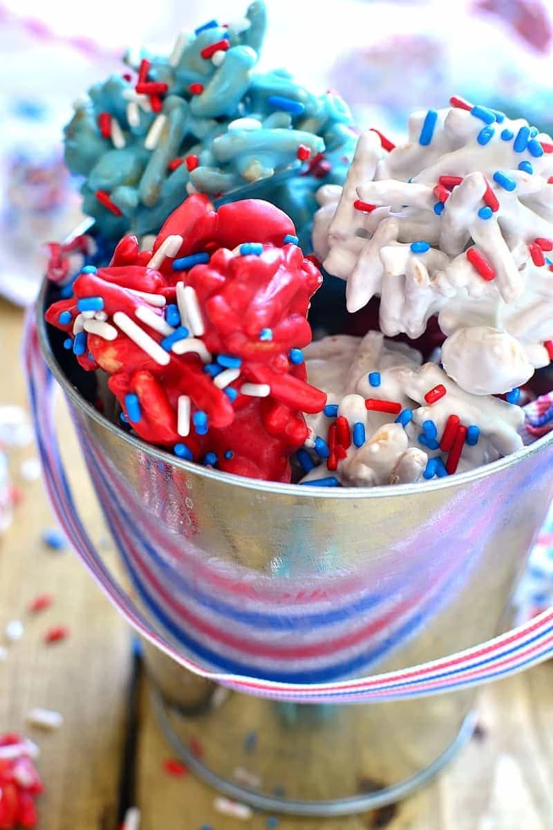 Red, White, and Blue Fireworks Treats