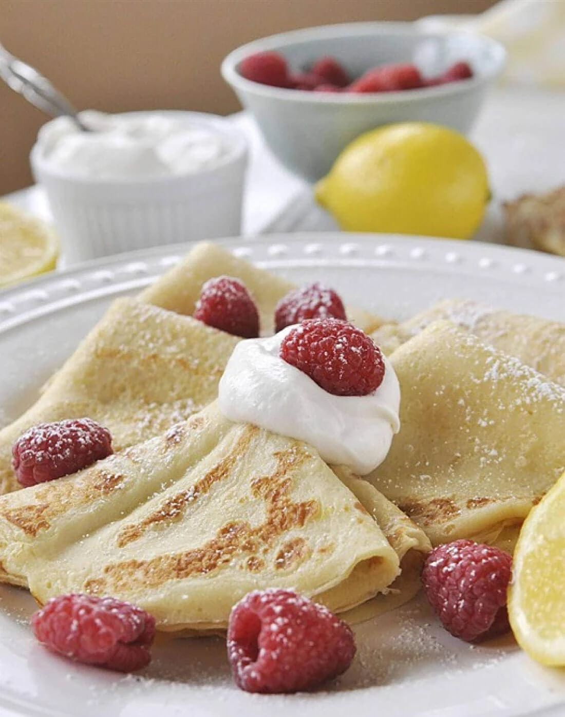 Swedish Lemon Pancakes