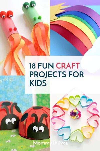 Art Projects for Kids - Easy Craft Ideas For Kids - Crafts for Kids - Paper Craft Ideas for Kids