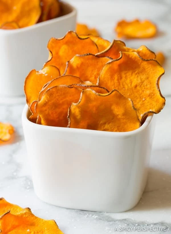 Baked Sweet Potato Chips