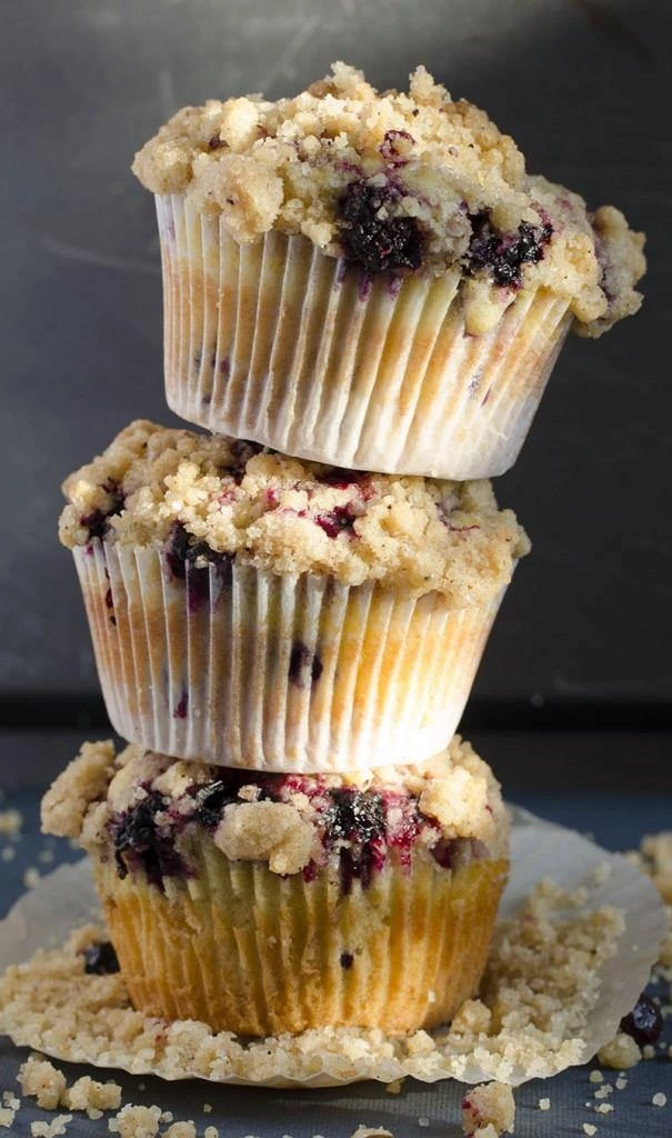 Blueberry Muffins Streusel