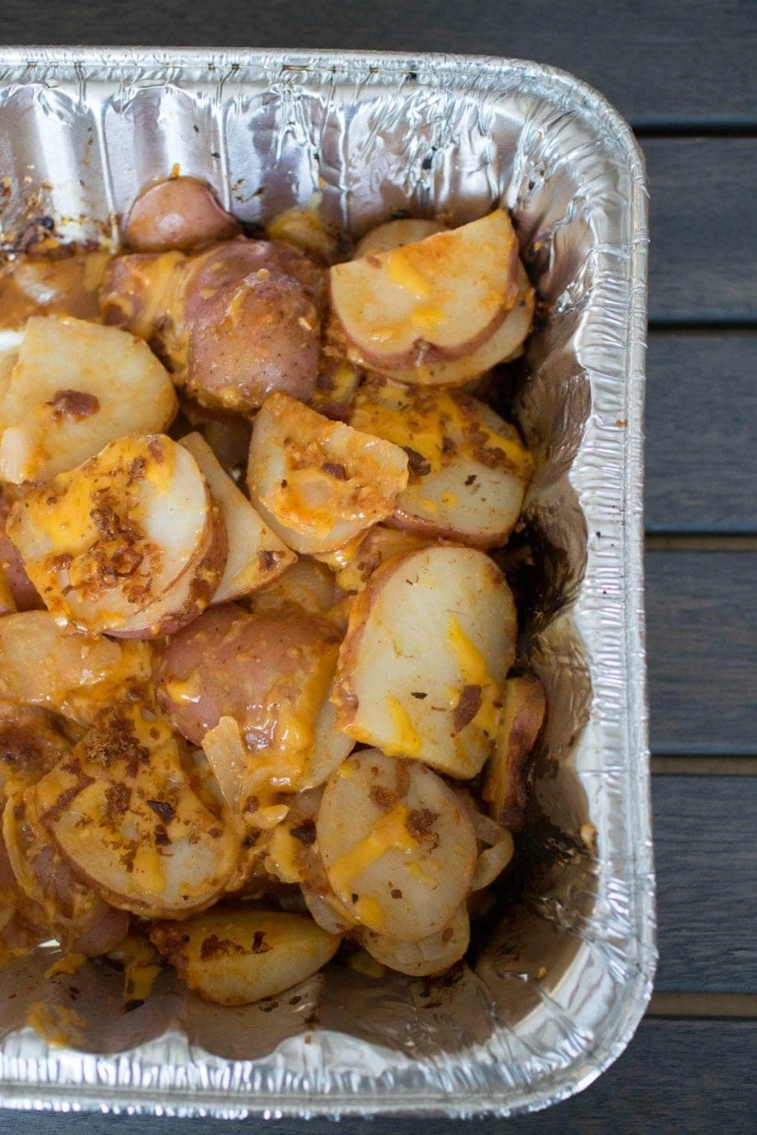 Cheddar Bacon Grilled Potatoes