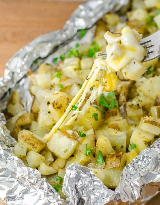 Cheesy Garlic Potatoes