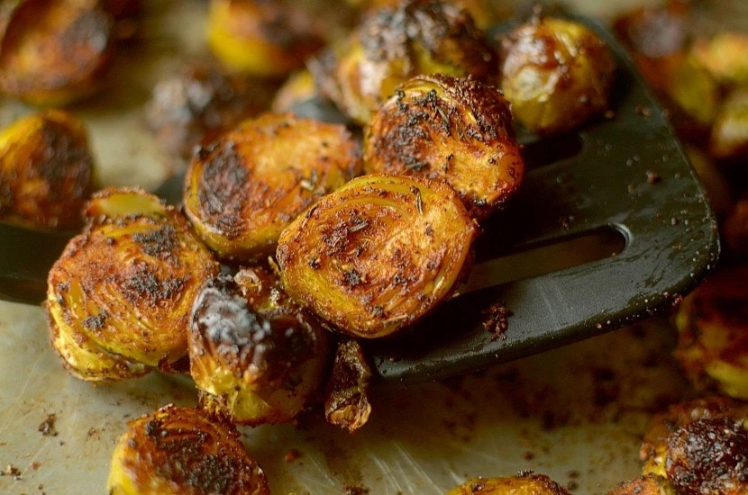 Crispy Spiced Brussels Sprouts