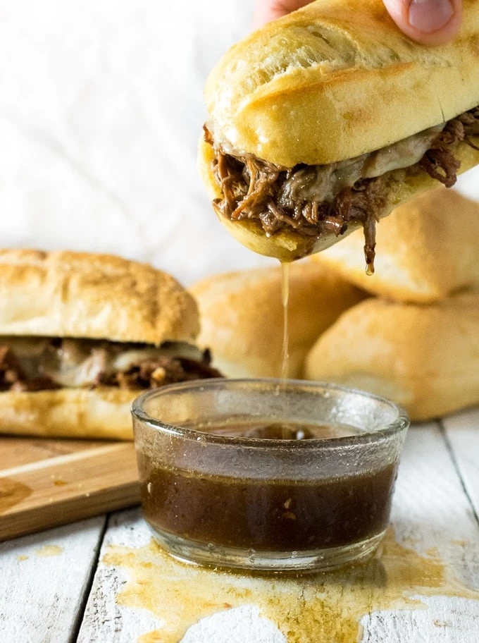 Crock Pot French Dip Sandwich