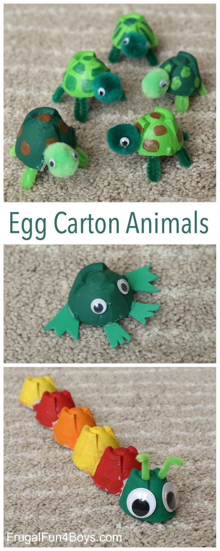 Egg Carton Animals
