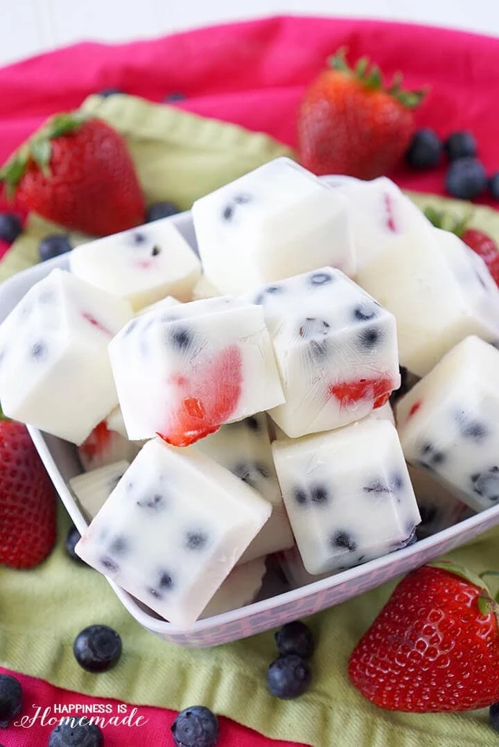 Frozen Yogurt Berry Bites