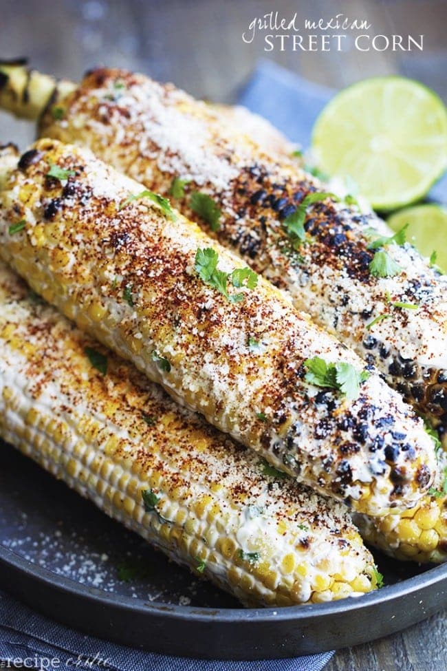 Grilled Mexican Street Corn