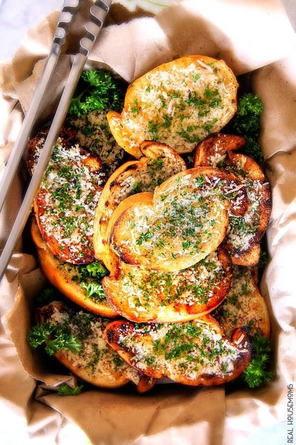 Grilled Parmesan Garlic Bread