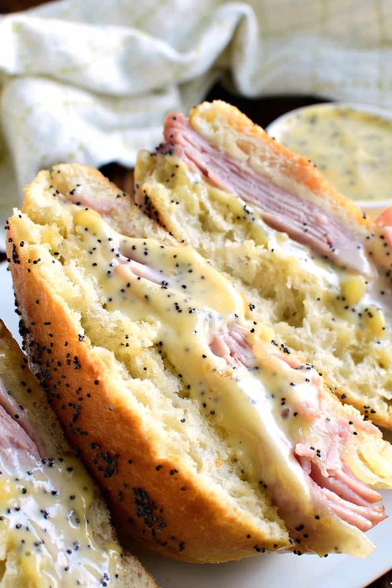 Honey Mustard Ham and Cheese Sandwich