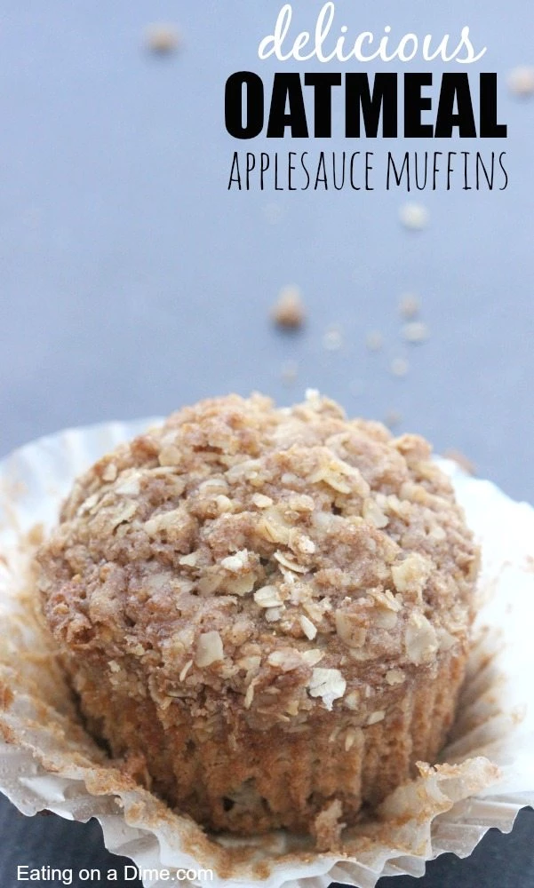 Oatmeal Applesauce Muffins