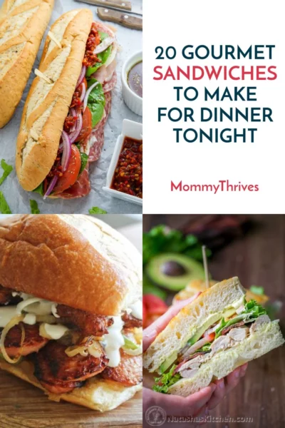 Sandwich Recipes To Make For Dinner - Delicious Sandwich Recipes - Gourmet Sandwich Recipes To Try
