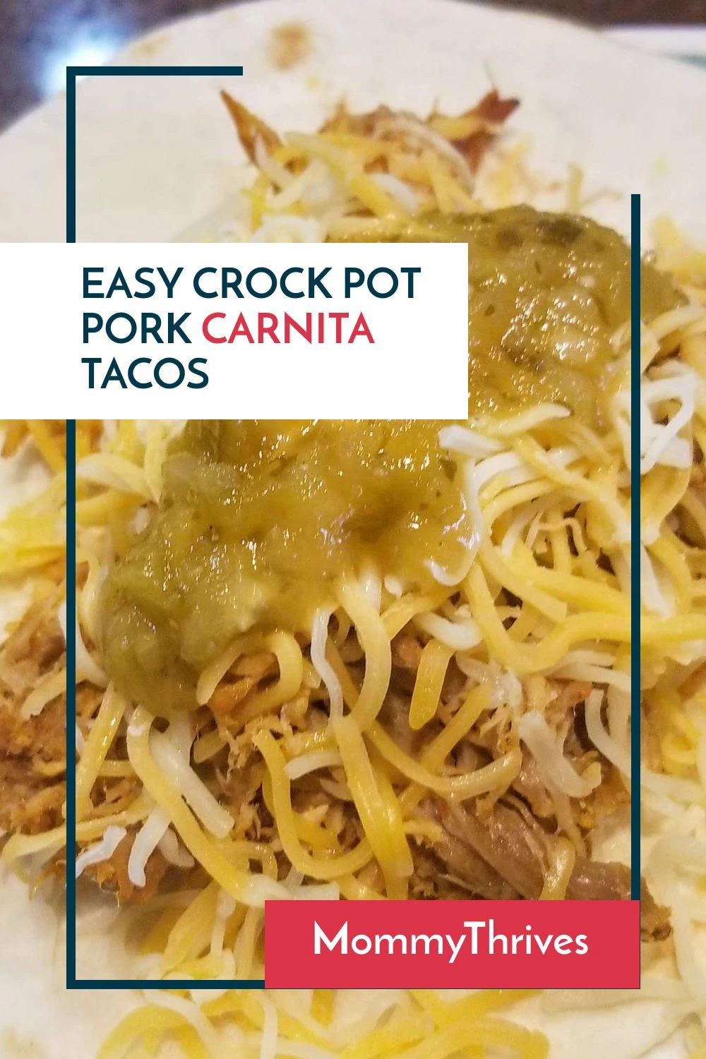 Crock Pot Pork Carnita Tacos - Easy Homemade Crockpot Pork Carnita Tacos - Weeknight Easy Mexican Dinner