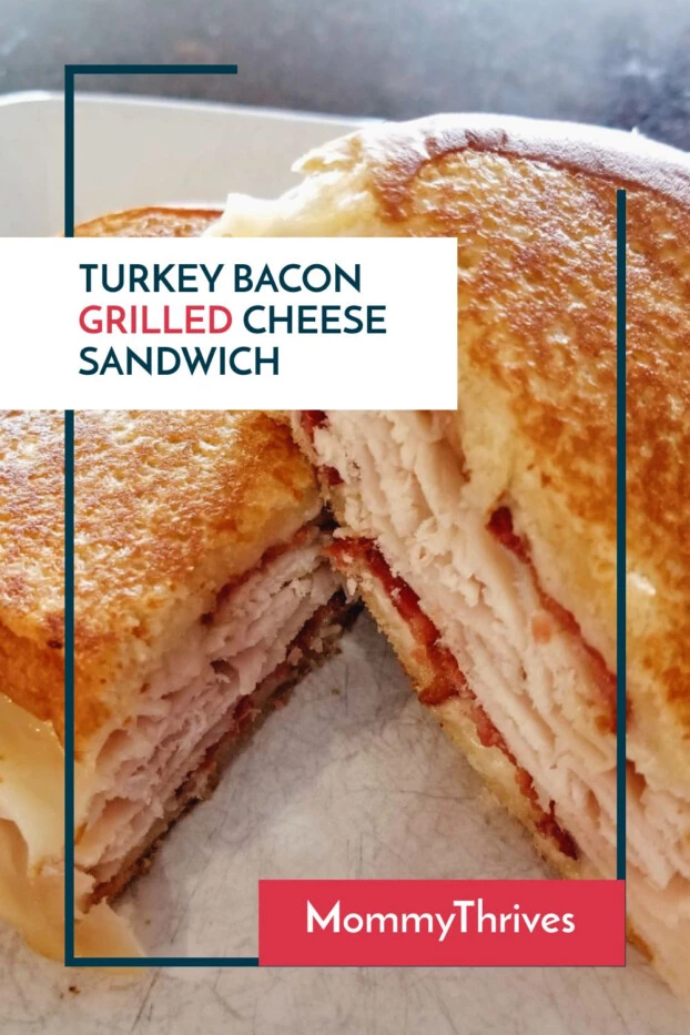 Gourmet Grilled Sandwich with Turkey and Bacon - Grilled Cheese Sandwich with Bacon and Turkey - The Best Turkey Bacon Grilled Cheese Sandwich
