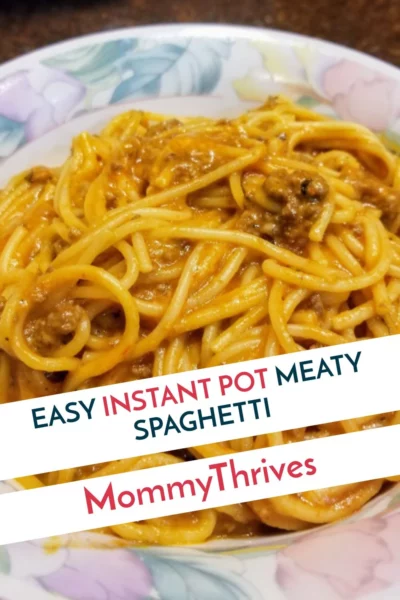Easy Instant Pot Spaghetti Recipe - Spaghetti in the Instant Pot - Delicious Easy Instant Pot Dinner