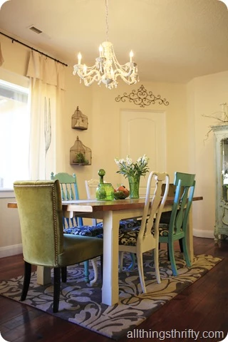 Inviting Dining Room - Use Different Chairs