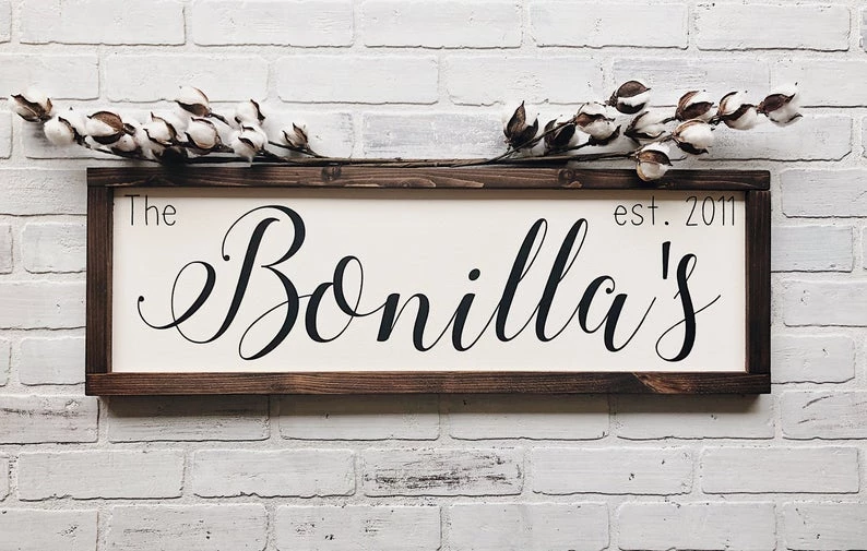 Family Name Sign
