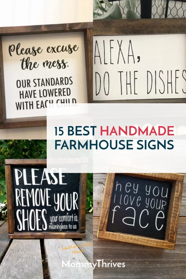 Funny Farmhouse Signs and Sayings - Living Room, Bedroom, Bathroom, Kitchen Farmhouse Signs - 15 Handmade Farmhouse Signs You Need In Your Home