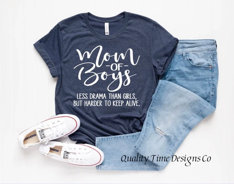 Mom of Boys tshirt