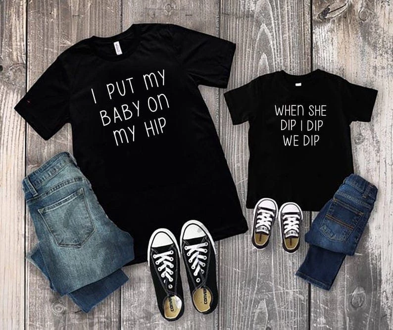 Mommy and Me Outfits - I dip You dip Set