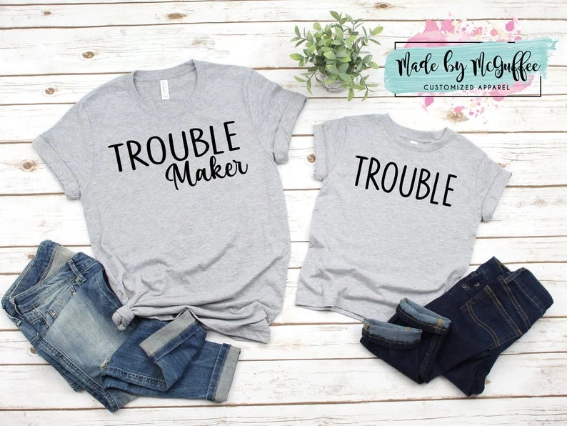 Mommy and Me Outfits - Trouble Maker Set
